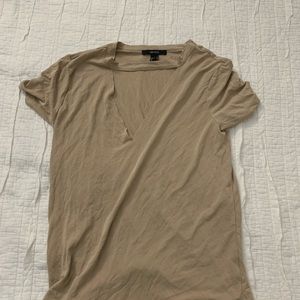 Cutout tan tshirt